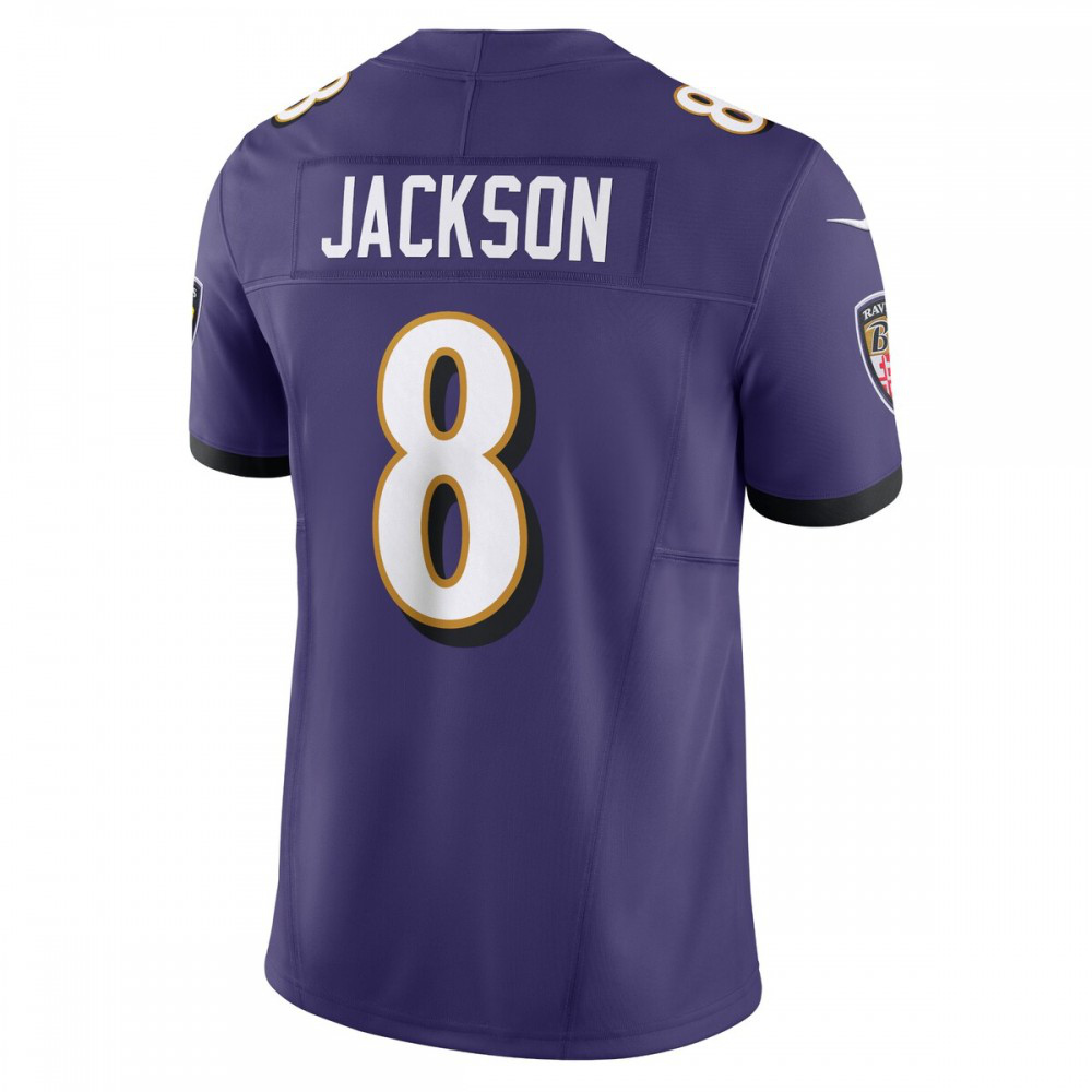 Lamar Jackson Baltimore Ravens Nike Vapor F.U.S.E. Limited Jersey - Purple-GridironStore